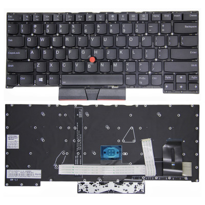Lenovo ThinkPad P1 Gen 1 Gen 2, X1 Extreme Gen 1 Gen 2, T490S T495S backlit US keyboard