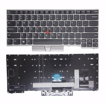 Keyboard Lenovo E490 T490 E495 R480 L390 silver trackpoint US OEM Keyboard Lenovo E490 T490 E495 R480 L390 silver trackpoint US OEM