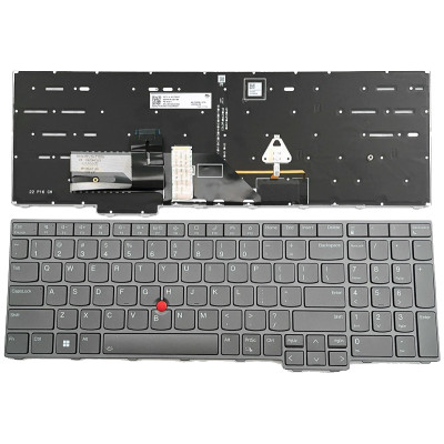 Keyboard ThinkPad P16 Gen 1 Gen 2 gray backlit US