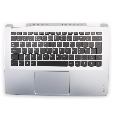 Lenovo yoga 710-14IKB 5CB0L47473 silver backlit UK keyboard palmrest Lenovo yoga 710-14IKB 5CB0L47473 silver backlit UK keyboard palmrest