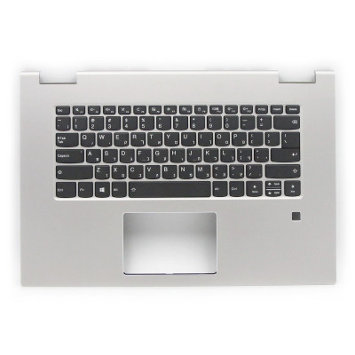 Keyboard Lenovo yoga 730-15IKB silver backlit Hebrew HB palmrest