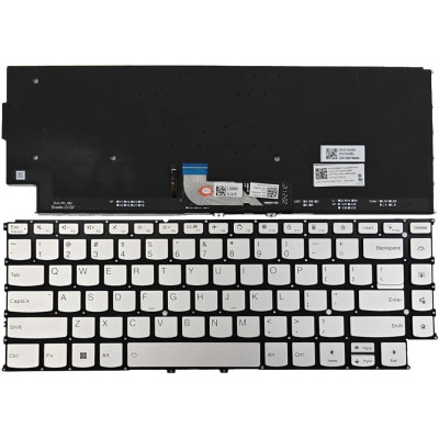 Lenovo yoga 9 14IAP7 14IRP8, yoga 9i 14IAP7 14IRP8, backlit US keyboard silver