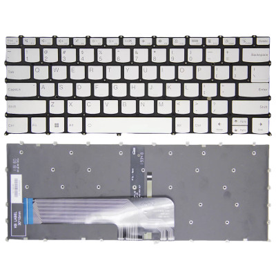 Lenovo IdeaPad yoga Slim 7-14ARE05 7-14IIL05 7-14ITL05 7-14ITL5, silver backlit US keyboard