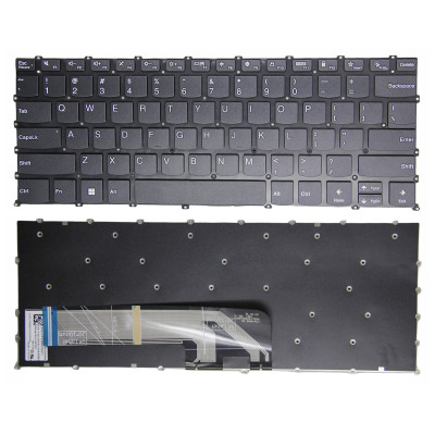 Lenovo ideapad 3 14ABA7, 5 14ABA7, 5 Pro-14ITL6, F10 lock black US keyboard