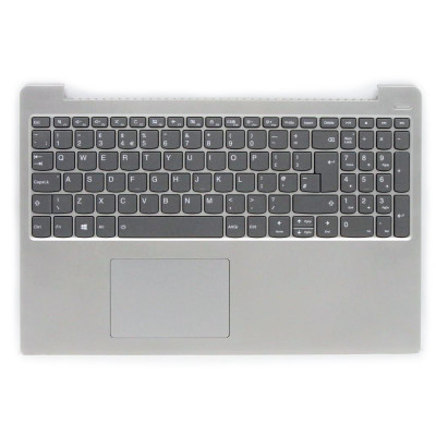Lenovo ideapad 330S-15IKB 5CB0R07277 silver backlit UK keyboard palmrest Lenovo ideapad 330S-15IKB 5CB0R07277 silver backlit UK keyboard palmrest