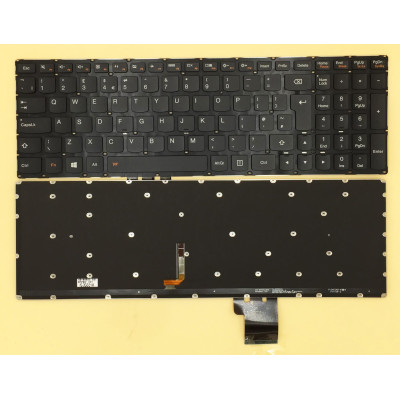 Keyboard Lenovo Y50-70 U530 U530P-IFI black backlit UK original