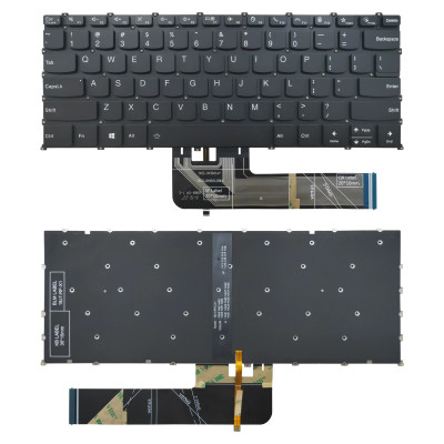 Lenovo zhaoyang X3-14IRU, X3-14IAP, black backlit US keyboard