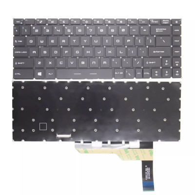Keyboard MSI GS66 GE66 GP66 WS66 P40 black RGB backlit US