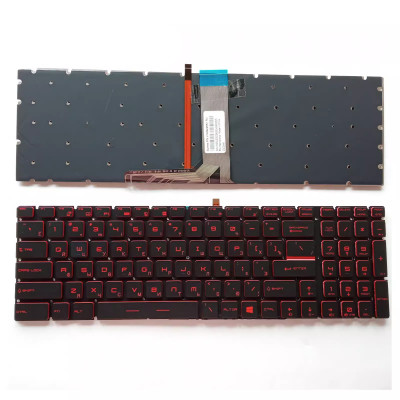 MSI GT62 GE62 GS60 GL60 GP62 GT72 GE72 GS63 GL62 GP72 backlit Russian RU keyboard MSI GT62 GE62 GS60 GL60 GP62 GT72 GE72 GS63 GL62 GP72 backlit Russian RU keyboard