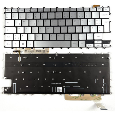 Samsung Galaxy Book Flex Alpha NP730QCJ, 730QCJ, NP730QDA, 730QDA, backlit German DE keyboard silver