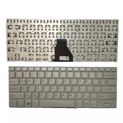 Sony VAIO SVF14A SVF14A13CXB SVF14A190X SVF14AC1QL silver Bulgarian BG keyboard Sony VAIO SVF14A SVF14A13CXB SVF14A190X SVF14AC1QL silver Bulgarian BG keyboard