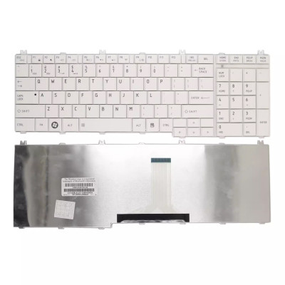 Toshiba C650 L650 L660 L655 L750 L755 C655 C660 white glossy US keyboard original