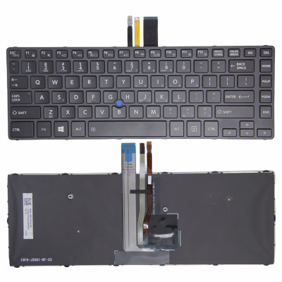 Keyboard TOSHIBA Tecra A40-C R40-C R30-C R30-B backlit US Keyboard TOSHIBA Tecra A40-C R40-C R30-C R30-B backlit US