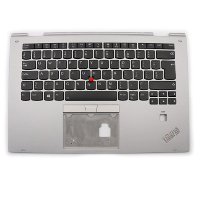 Thinkpad yoga X1 2nd 2017 silver fingerprint hole backlit Canadian French CF keyboard palmrest Thinkpad yoga X1 2nd 2017 silver fingerprint hole backlit Canadian French CF keyboard palmrest