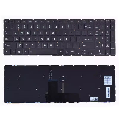 Toshiba L50-B L55-B L50-C L55-C L50D L55D-B L50D-C backlit US keyboard Toshiba L50-B L55-B L50-C L55-C L50D L55D-B L50D-C backlit US keyboard