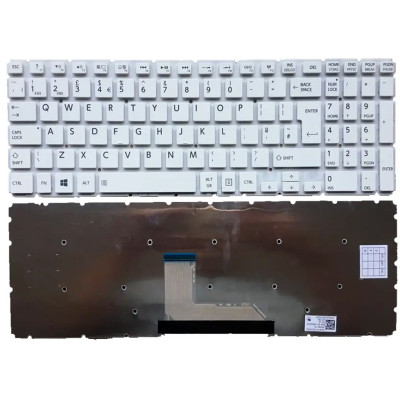 Toshiba L50-B L55-B L50-C L55-C L50D L55D-B L50D-C white UK keyboard Toshiba L50-B L55-B L50-C L55-C L50D L55D-B L50D-C white UK keyboard
